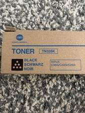 NEW Genuine Konica Minolta TN328K Black Toner TN-328K bizhub C360i C300i C25