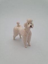 Vintage Beswick Small White Poodle Figurine- 9.5cm x 9cm
