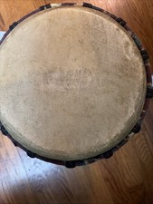 Djembe drums. Bongos are