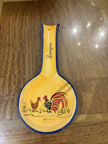 Pottery spoon rest - spoon, handmade