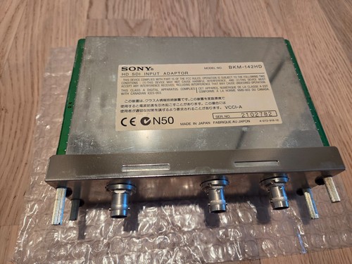 Sony bkm 142hd sdi - bkm-142hd, input