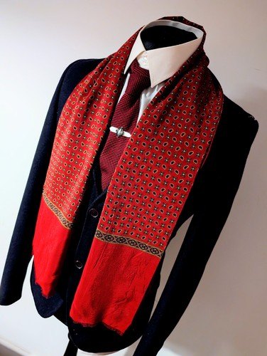 Men vintage paisley red - paisley,