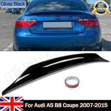 Ducktail Rear Boot Trunk Spoiler Wing Lip S5 Look For Audi A5 B8 Coupe 2007-2015