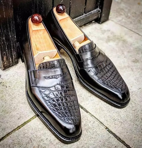 Handmade leather alligator - handmade,