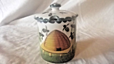 Wemyss Ware Robert Herron Era Preserve Jar Decorated with Bees & Skep