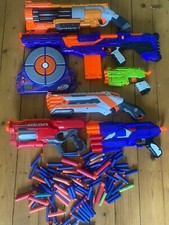 6 Nerf Gun Rifles (including