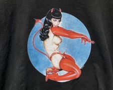 90s Bettie Page Vintage Black