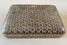 Antique Sadeli Ware 19th Century Micro Mosaic Anglo Indian Islamic Jewellery Box