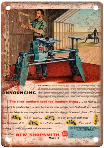 Vintage 1954 shopsmith mark - mark, 5