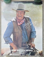 VINTAGE 1979 JOHN WAYNE POSTER