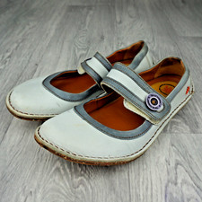 Women's The Art Company 854 White Mary Jane Shoes Casual Sandals UK Size 6 EU 39
