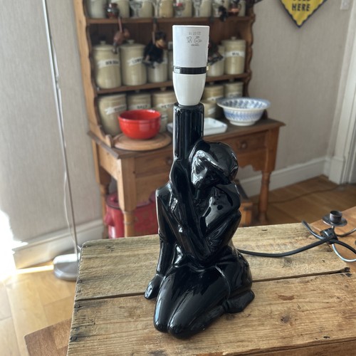 Vintage 1980 black ceramic - vintage,