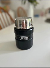 Thermos(190759 Stainless King 470 ml Food Flask - Matt Black