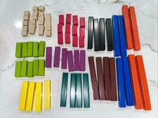 Wooden Cuisenaire Colored Rods