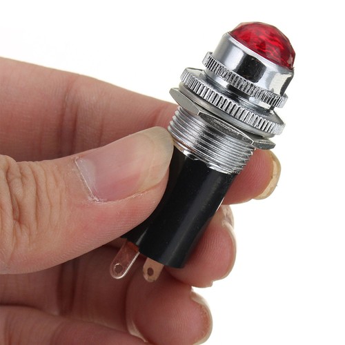 16mm red 120v led signal - red,