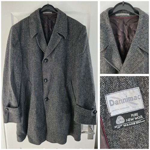 Vintage wool herringbone - vintage,