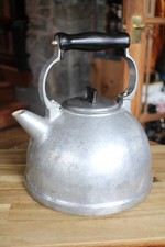 Vintage Large British Made Catering Kettle - 3 Litre Flat Base