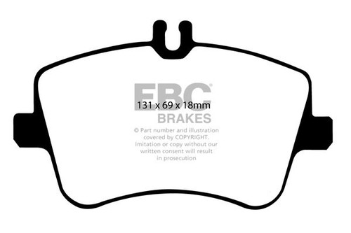 Ebc dp1365 brake pad set - brake,