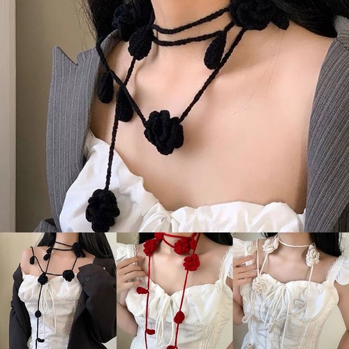 Long scarf neck chain - scarf,