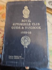 RAC Handbook 1932 -1933