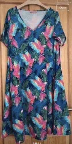 Popsy parrot swing dress - parrot,
