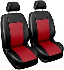 Leatherette seat covers fit Volkswagen Golf Mk4 1+1 black/red