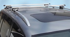 120cm Aluminium Lockable Universal Roof Bars for Cars with Raised Roof Rails