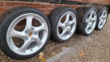 Genuine Porsche 18" Twist Alloy Wheels 991 996 Turbo C4s 4S