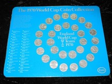 ESSO WORLD CUP COIN COLLECTION 1970 Individual Coins Selection Available