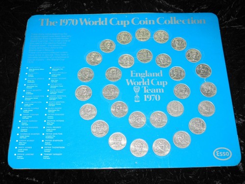 Esso world cup coin collection - esso,