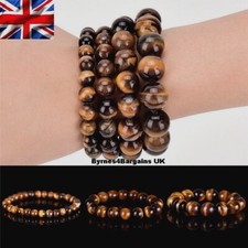 Bracelet Tiger Eye Bangle For Men Women UK Seller