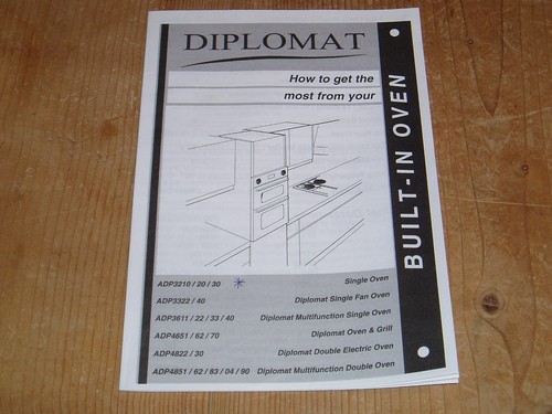 Diplomat adp built oven - built, in