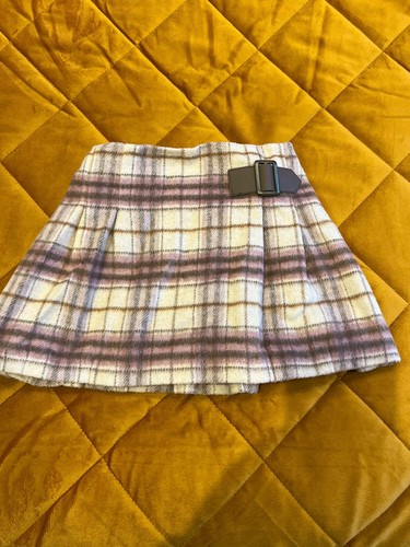 Girls plaid pleated skirt - plaid,