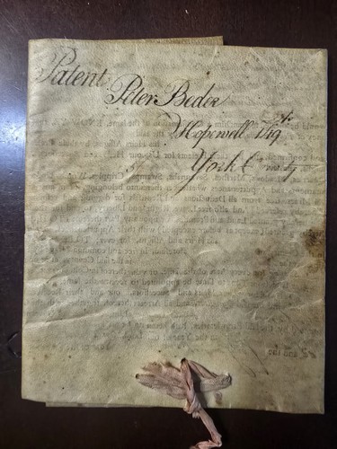 Antique land deed dated - , 1767