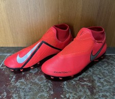 NIKE Phantom Ghost Orange Football Sock Boots ~ Size UK 8.5