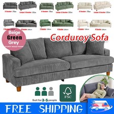 Modern 3/4 Seater Corduroy