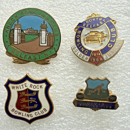Bowling club badges irish - badges,