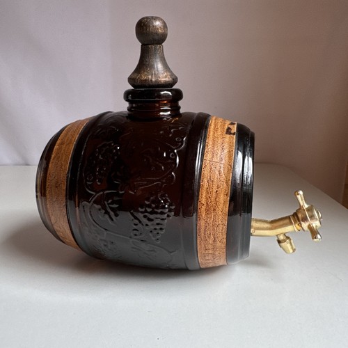 Vintage spanish amber glass - amber,
