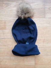 Joules Navy Knit Bobble Hat