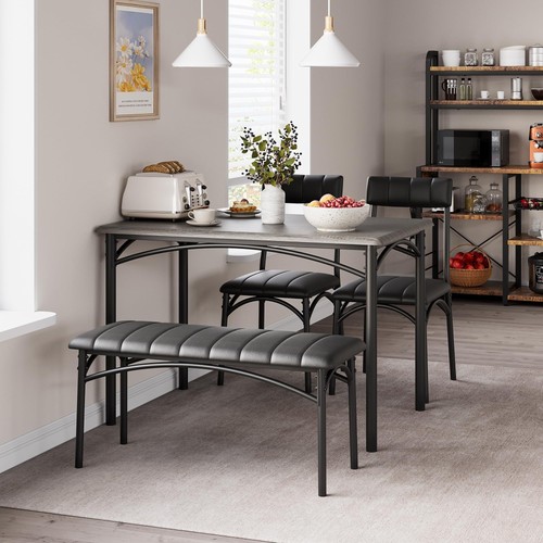 Dining table set - table, 4