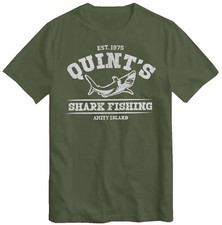 Jaws Quints Amity Island 1975 Shark Fishing Men's T-Shirt