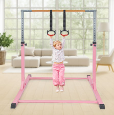 Gymnastics Kids Horizontal Bars Training Kip Bar Adjustable Height Gym Home Gift