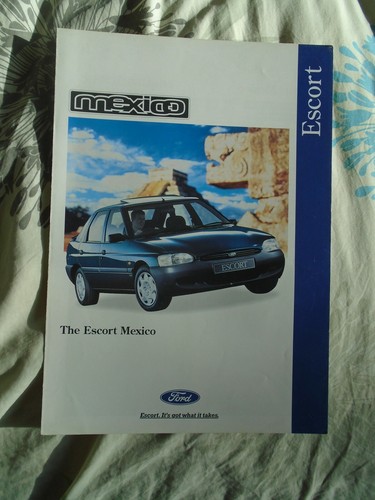 Ford escort mexico brochure - escort,