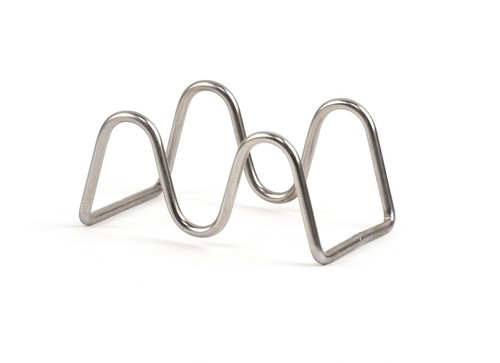 Stainless steel taco holder - taco,