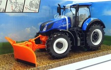 Burago 1/32 Scale Diecast 18-44081 - New Holland T7.315 HD Tractor with Shovel