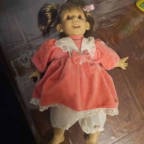 Vintage hard plastic doll soft - plastic,