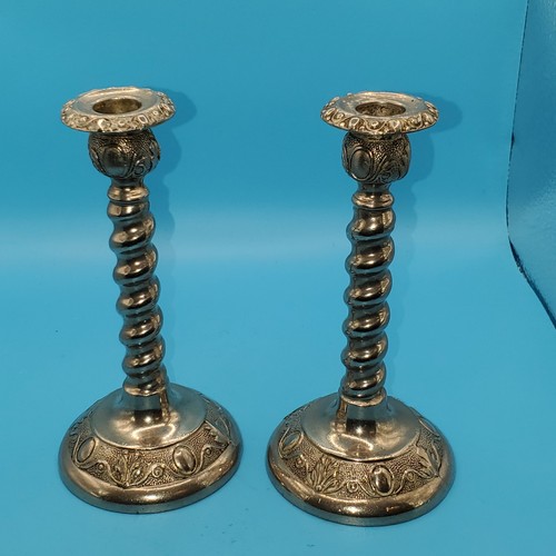 Vintage pair silver - pair, coloured