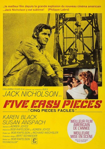 Five easy pieces 1970 movie - easy,