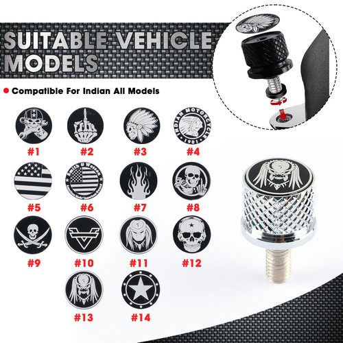 Aluminium rear seat bolt screw - aluminium,