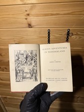 Alice’s Adventure In The Wonderland By Lewis Carroll Vintage Story Book 1941